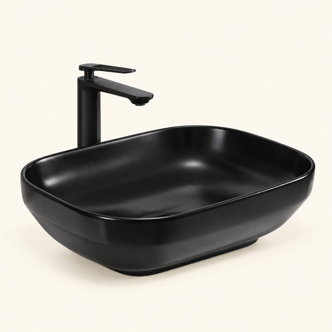 Sonet SIGNET BLACK (51), table top basin (view 2)